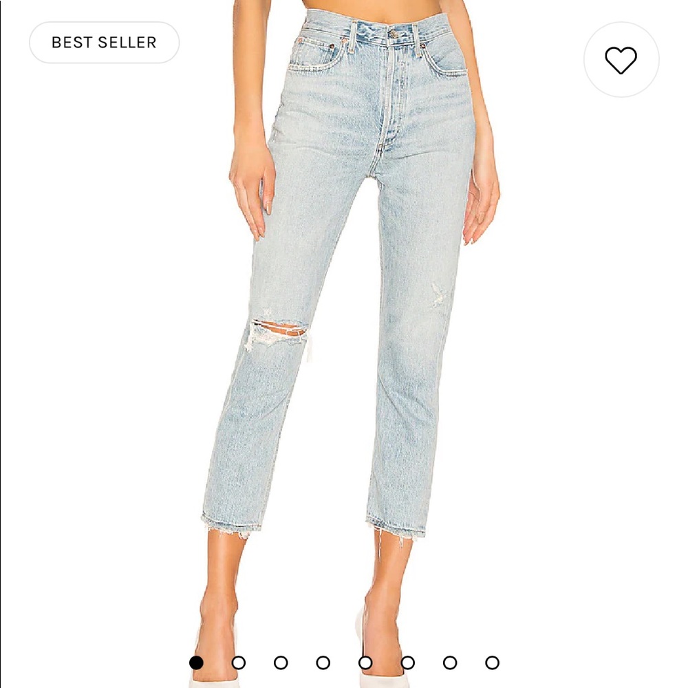 Straight leg denim